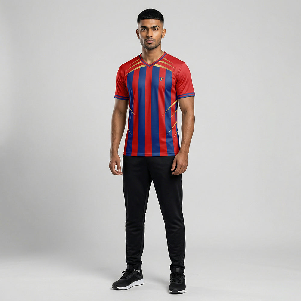 IPL Lucknow Cricket Jersey 2026 | Custom Name & Number | Personalized IPL Style Cricket T-Shirt for Men, Women & Kids | AiroFab Breathable Sportswear | Fan Edition | Sizes 2Y–4XL