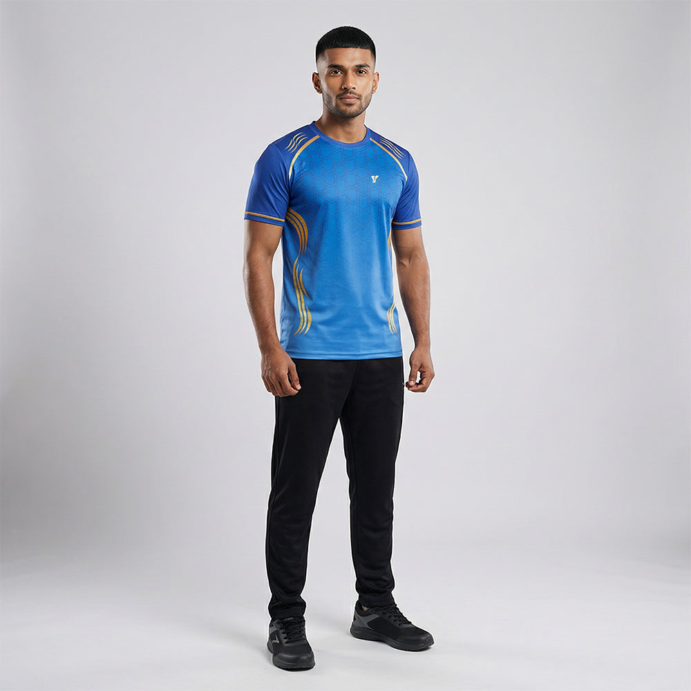 IPL Mumbai IPL Cricket Jersey 2026 | Custom Name & Number | Personalized IPL Style Cricket Jersey for Kids, Men, & Women | AiroFab Breathable Sports T-Shirt| Mumbai Fan Jersey | Sizes 2Y–4XL