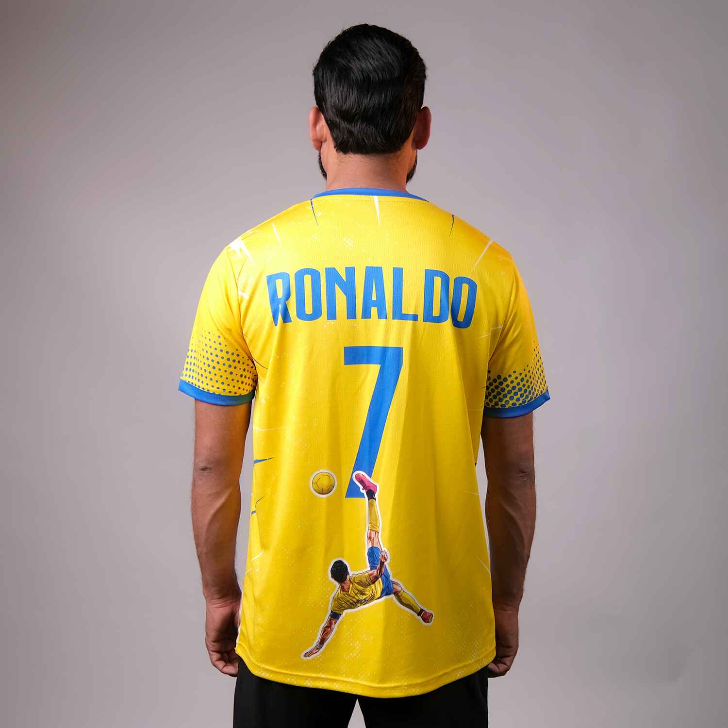 Ronaldo GOAT Overhead Kick Football Fan Jersey (YJ Special Fan Edition) yourjerseyj