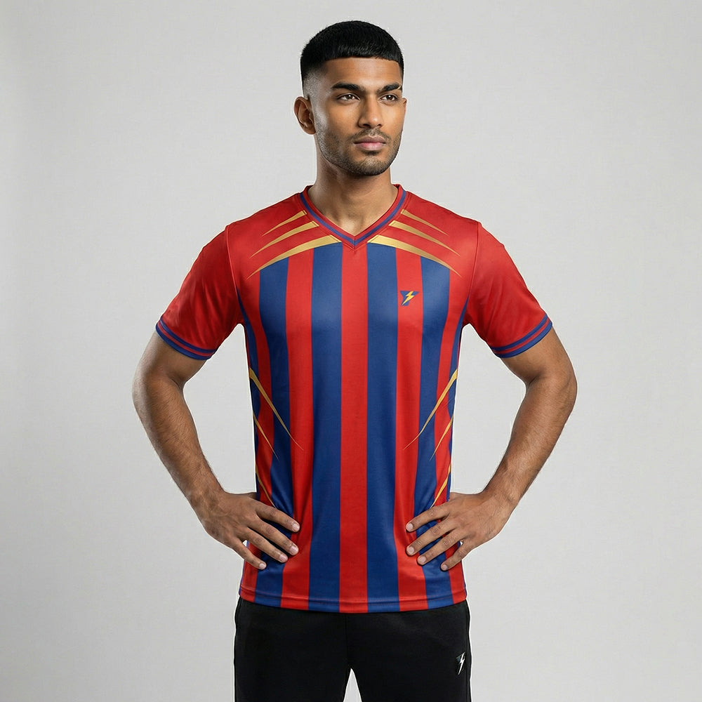 IPL Lucknow Cricket Jersey 2026 | Custom Name & Number | Personalized IPL Style Cricket T-Shirt for Men, Women & Kids | AiroFab Breathable Sportswear | Fan Edition | Sizes 2Y–4XL