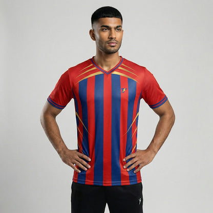 IPL Lucknow Cricket Jersey 2026 | Custom Name & Number | Personalized IPL Style Cricket T-Shirt for Men, Women & Kids | AiroFab Breathable Sportswear | Fan Edition | Sizes 2Y–4XL