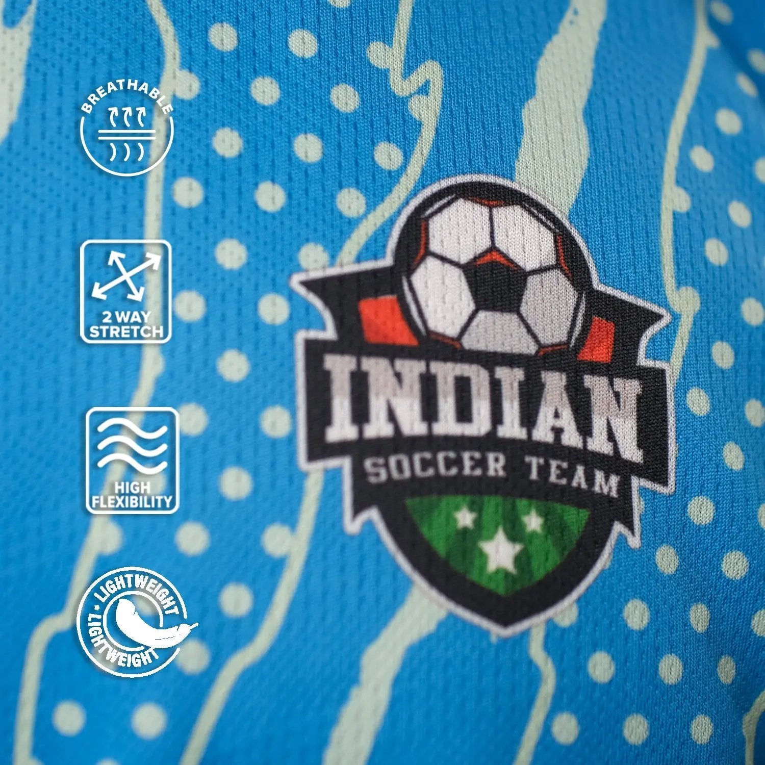 Indian Football Team Home Jersey 2024/25 (Blue) (Country jersey) yourjerseyj