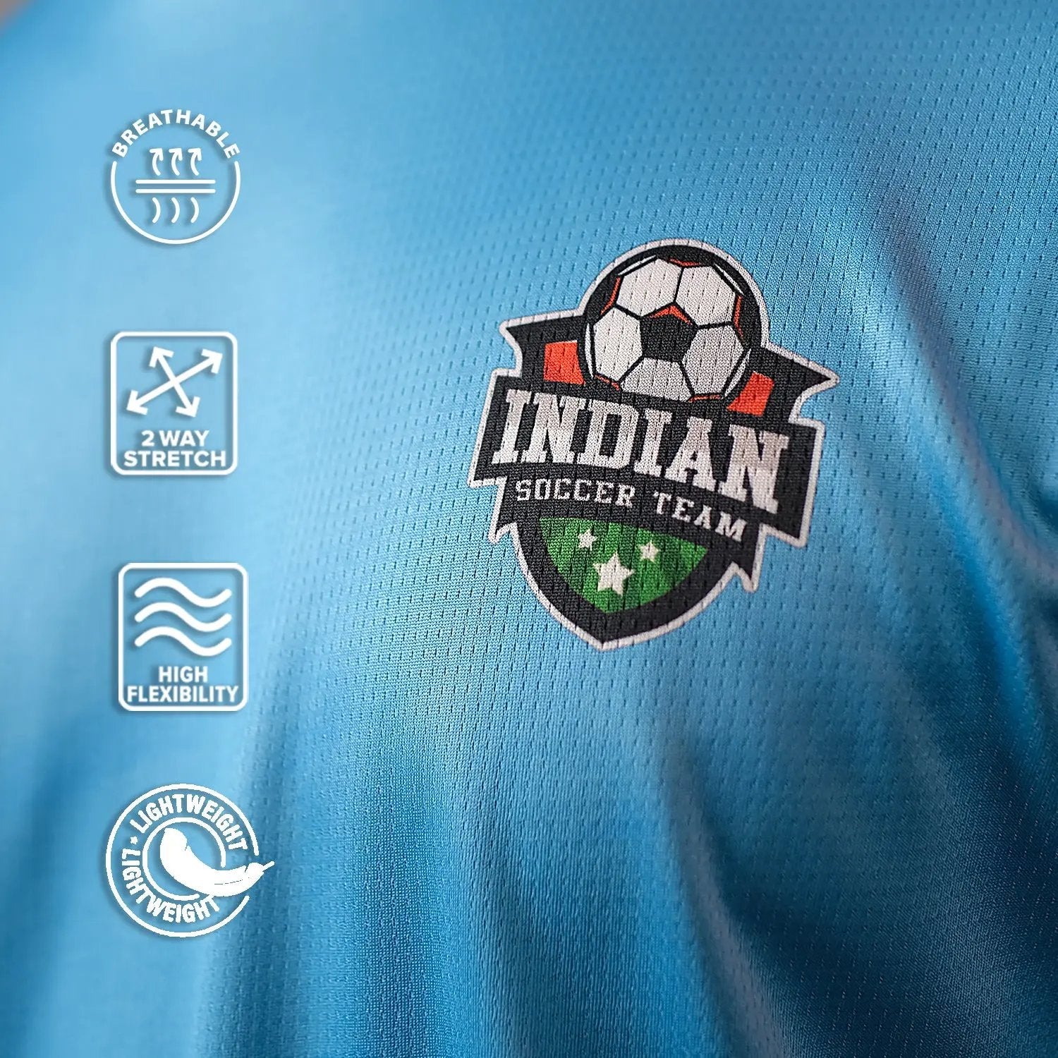 Indian Football Team Home Jersey 2023/24 (Blue) (Country jersey) yourjerseyj