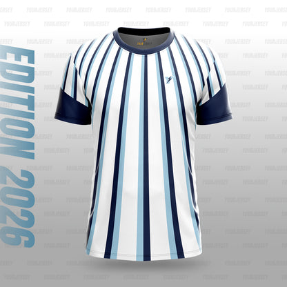 Argentina Pre-Match Football Jersey 2026 for Boys, Kids, Men & Women | Argentina Fan Football T-Shirt | Customised Personalised Sports Jersey with Name & Number | Argentina Soccer Jersey | Size 2Y–4XL