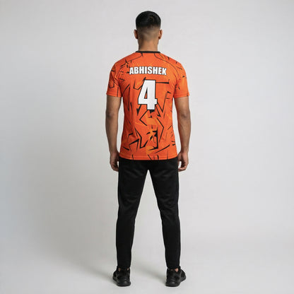 Hyderabad IPL Jersey 2026 with Custom Name & Number | Personalised Hyderabad Cricket T-Shirt for Men, Women & Kids | Hyderabad Cricket Jersey Sizes 2Y to 4XL