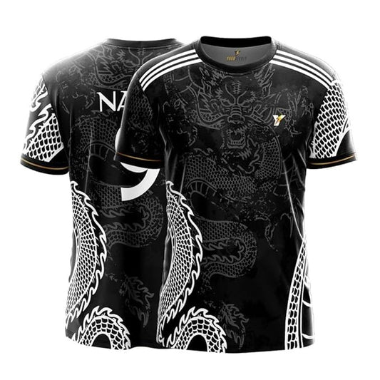 Real Madrid Black Dragon Football Jersey (Special Edition)