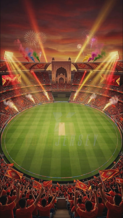 Punjab IPL Jersey 2026 with Custom Name & Number | Personalised Punjab Cricket Jersey for Men, Women & Kids | Punjab Cricket T-Shirt Sizes 2Y to 4XL