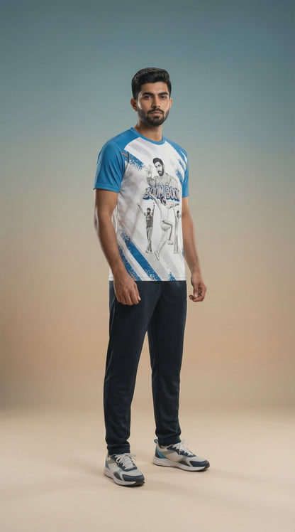 BOOM BOOM Bumrah 93 India T20 Cricket Jersey 2026 – Player Edition Sports Jersey | Custom Name & Number Personalized Cricket T-Shirt for Kids, Men & Women | Breathable Sportswear 2Y–4XL