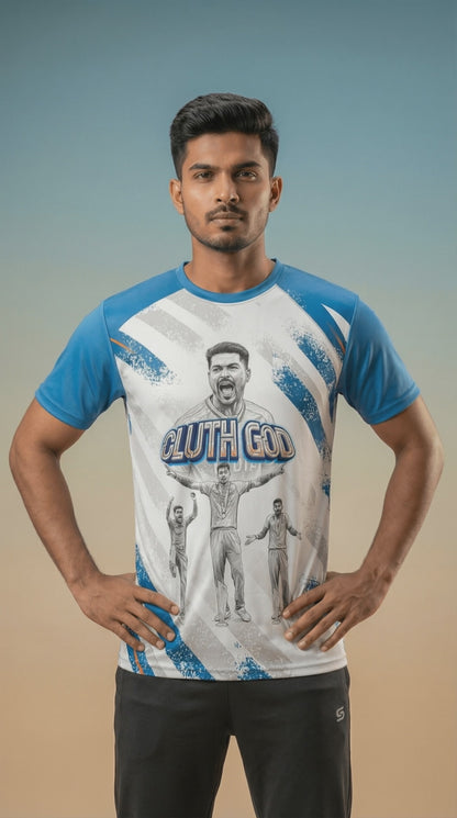 CLUTCH GOD Hardik 33 India T20 Cricket Jersey 2026 – Player Edition Sports Jersey | Custom Name & Number Personalized Cricket T-Shirt for Kids, Men & Women | Breathable Sportswear 2Y–4XL